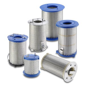 Push-Push and Push-Pull filter cartridges for dust removal