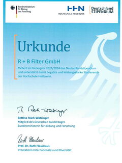 R + B Filter supports students