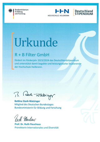 R + B Filter supports students